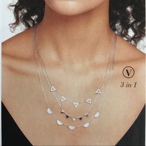 Pavé Chevron Necklace
